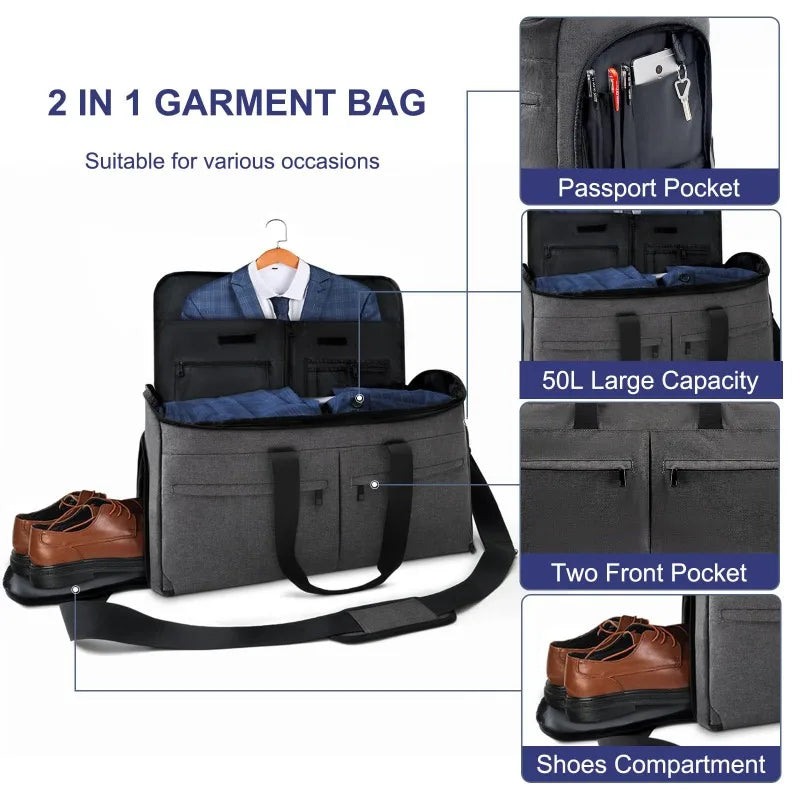2 in 1 Hanging Suitcase
