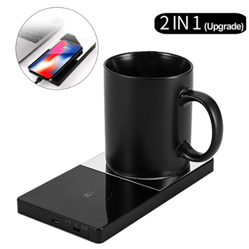2-in-1 Wireless Heating Mug & Charger - Augustus Mercantile