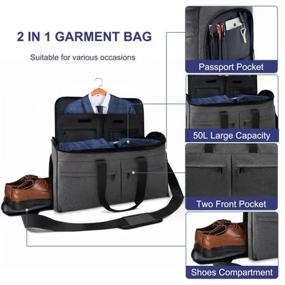 2 in 1 Hanging Suitcase